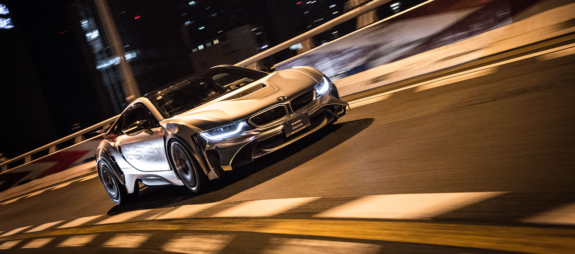 BMW i8 silver wrapping20