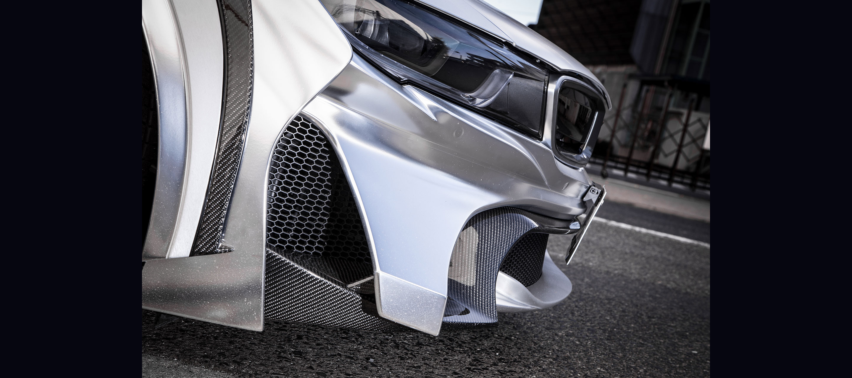 BMW i8 silver wrapping6